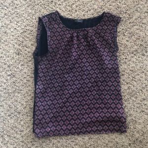 The Limited Red/Blue blouse